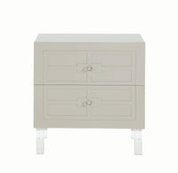 Iconic Home Naples Nightstand | End Side Table 
