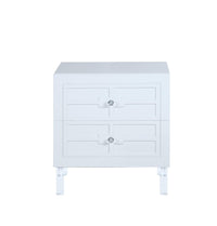 Iconic Home Naples Nightstand | End Side Table 