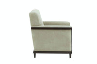 Iconic Home Norwell Herringbone Chenille Accent Club Chair 