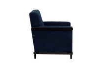 Iconic Home Norwell Herringbone Chenille Accent Club Chair 