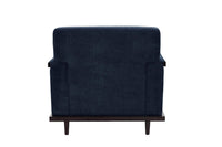 Iconic Home Norwell Herringbone Chenille Accent Club Chair 