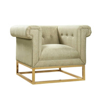 Iconic Home Palmira Button Tufted Club Chair 