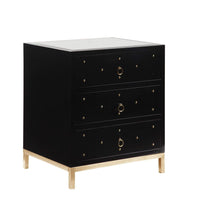 Iconic Home Prato Nightstand | End Side Table 