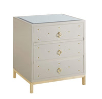 Iconic Home Prato Nightstand | End Side Table 