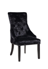 Iconic Home Raizel Tufted Velvet Dining Chair Set of 2 