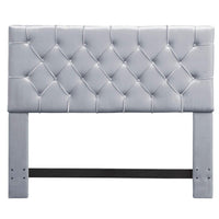 Iconic Home Rivka Tufted Velvet Headboard For Bed 