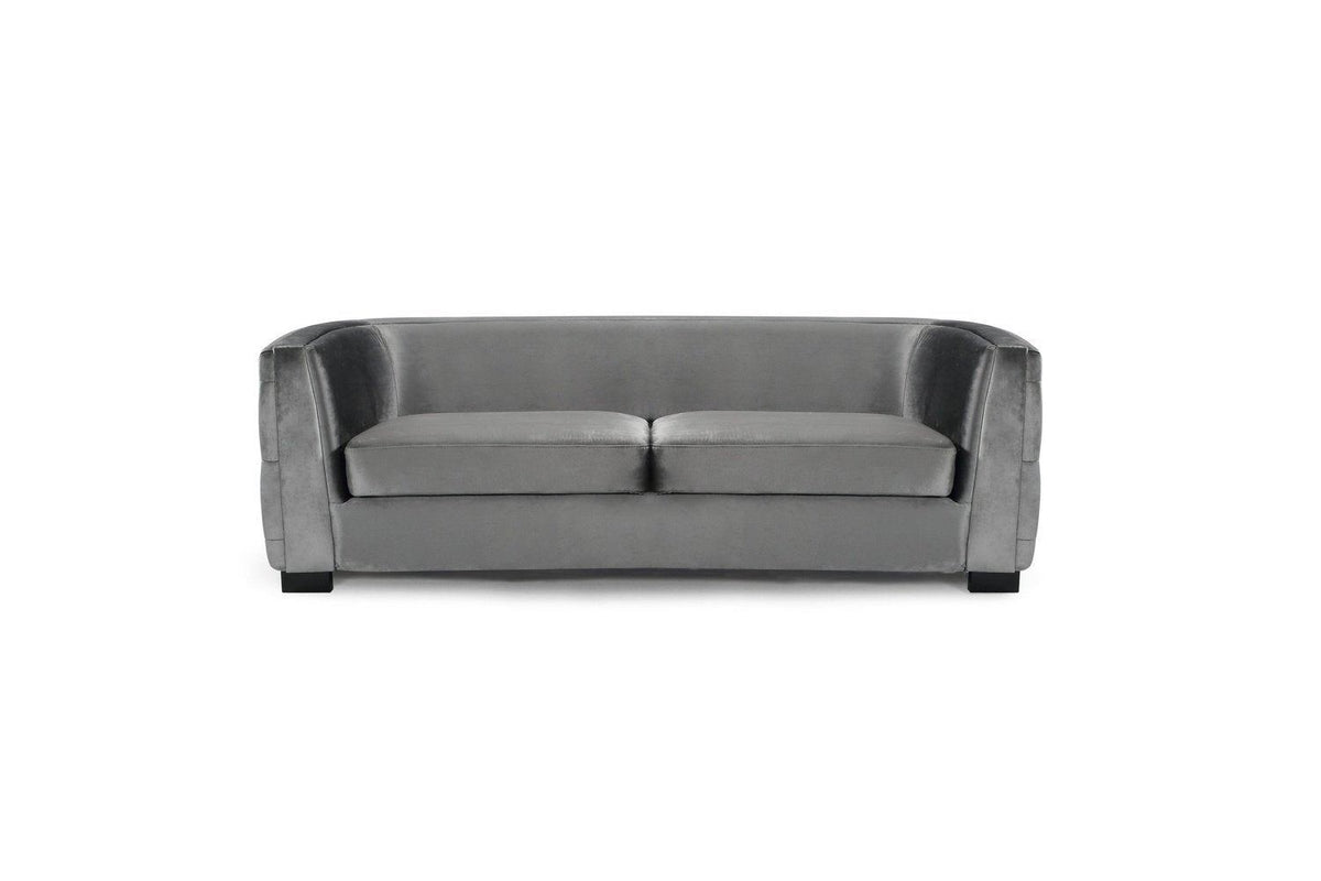 Iconic Home Saratov Button Tufted Velvet Sofa 