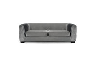 Iconic Home Saratov Button Tufted Velvet Sofa 