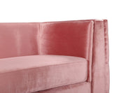 Iconic Home Saratov Button Tufted Velvet Sofa 