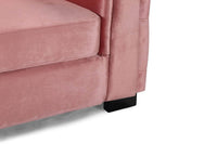 Iconic Home Saratov Button Tufted Velvet Sofa 