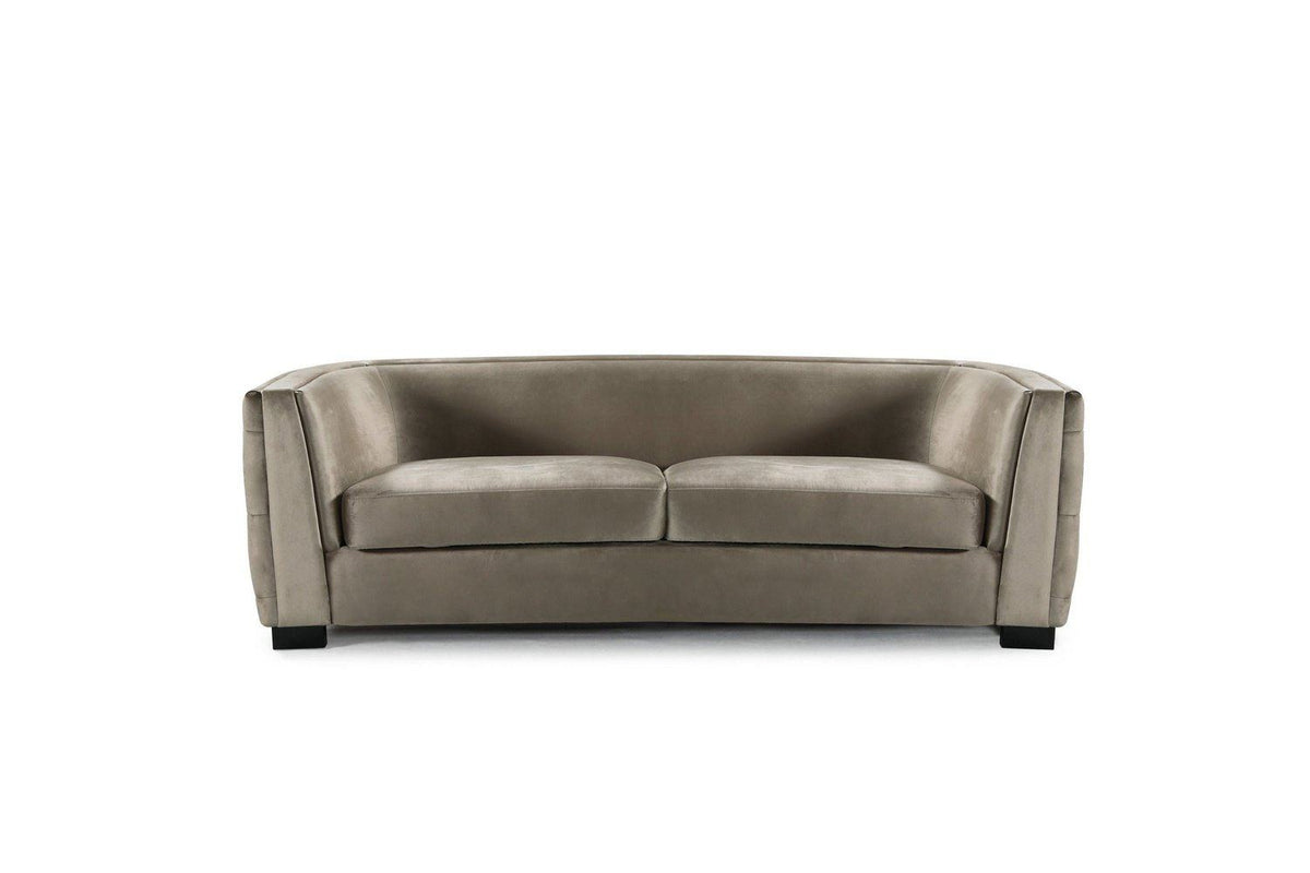 Iconic Home Saratov Button Tufted Velvet Sofa 