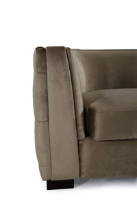 Iconic Home Saratov Button Tufted Velvet Sofa 