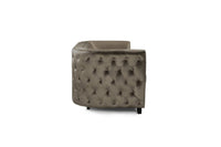 Iconic Home Saratov Button Tufted Velvet Sofa 