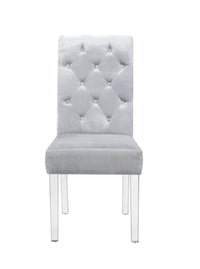 Iconic Home Sharon Tufted Velvet Dining Chair Set of 2 