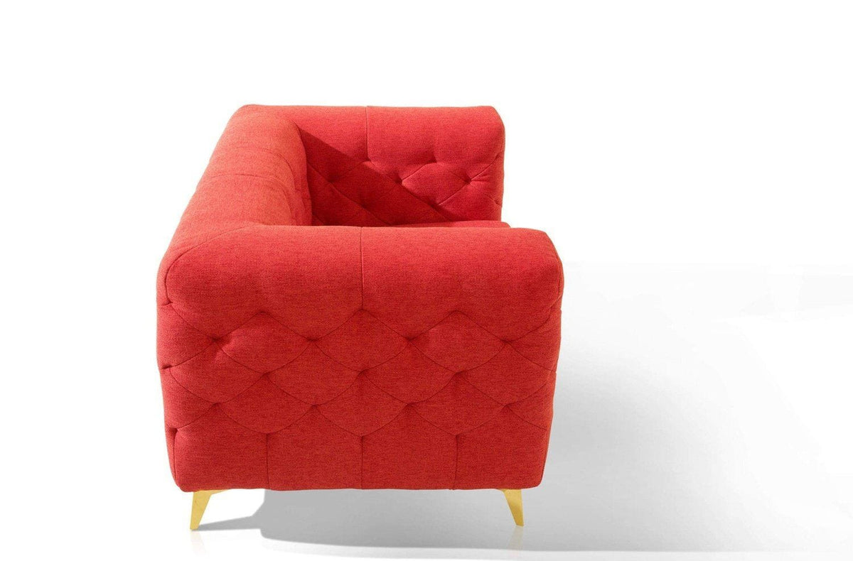 Iconic Home Soho Linen Textured Club Chair 