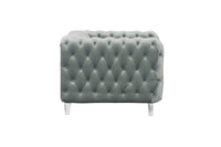 Iconic Home Syracus Plush Tufted Velvet Club Chair 