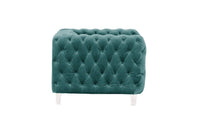 Iconic Home Syracus Plush Tufted Velvet Club Chair 