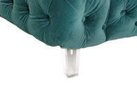 Iconic Home Syracus Plush Tufted Velvet Club Chair 