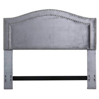 Iconic Home Tal Velvet Headboard For Bed 