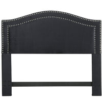 Iconic Home Tal Velvet Headboard For Bed 