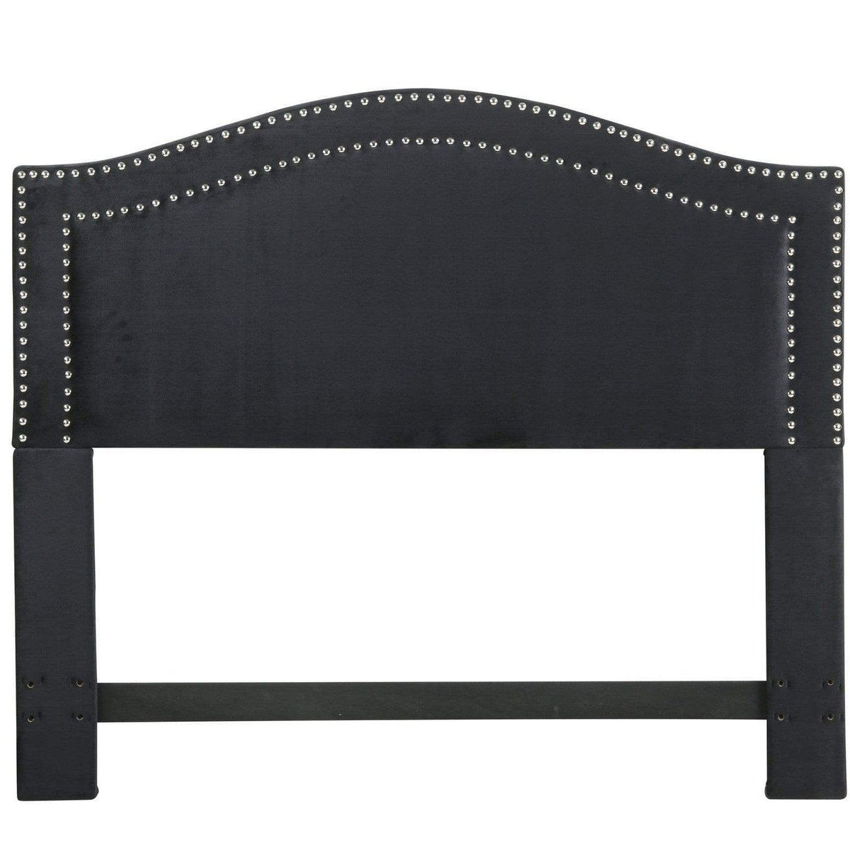 Iconic Home Tal Velvet Headboard For Bed 