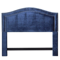 Iconic Home Tal Velvet Headboard For Bed 