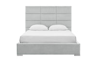 Iconic Home Terrazzo Storage Platform Bed Frame With Headboard 