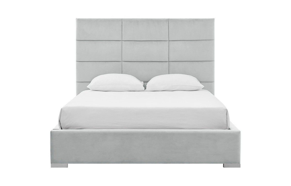 Iconic Home Terrazzo Storage Platform Bed Frame With Headboard 