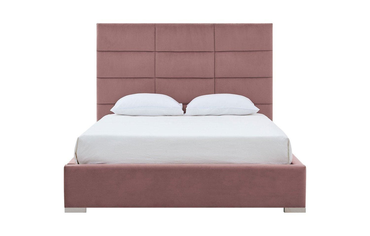 Iconic Home Terrazzo Storage Platform Bed Frame With Headboard 