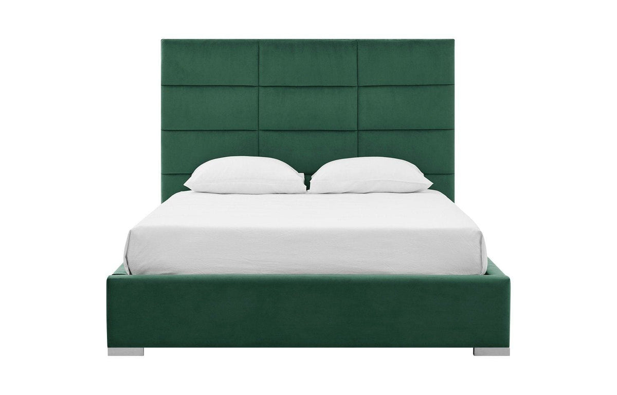 Iconic Home Terrazzo Storage Platform Bed Frame With Headboard 