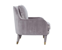 Iconic Home Tzivia Plush Velvet Accent Club Chair 