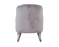 Iconic Home Tzivia Plush Velvet Accent Club Chair 