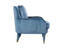 Iconic Home Tzivia Plush Velvet Accent Club Chair 