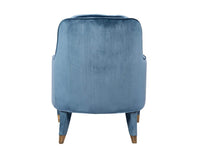 Iconic Home Tzivia Plush Velvet Accent Club Chair 