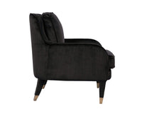 Iconic Home Tzivia Plush Velvet Accent Club Chair 