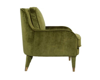 Iconic Home Tzivia Plush Velvet Accent Club Chair 