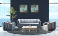 Iconic Home Van Gogh Velvet Sofa 