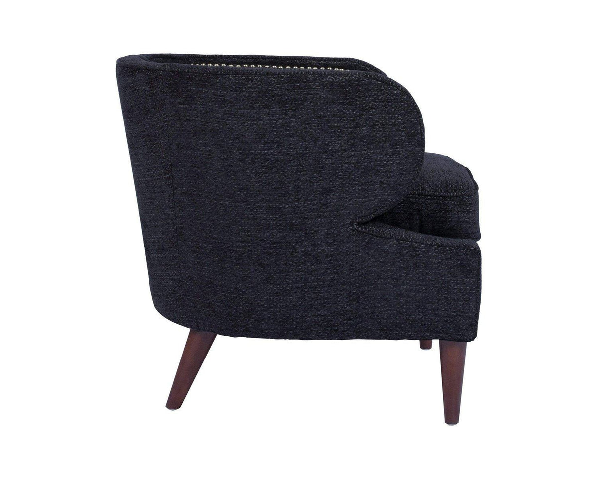 Iconic Home Vered Chenille Accent Club Chair 